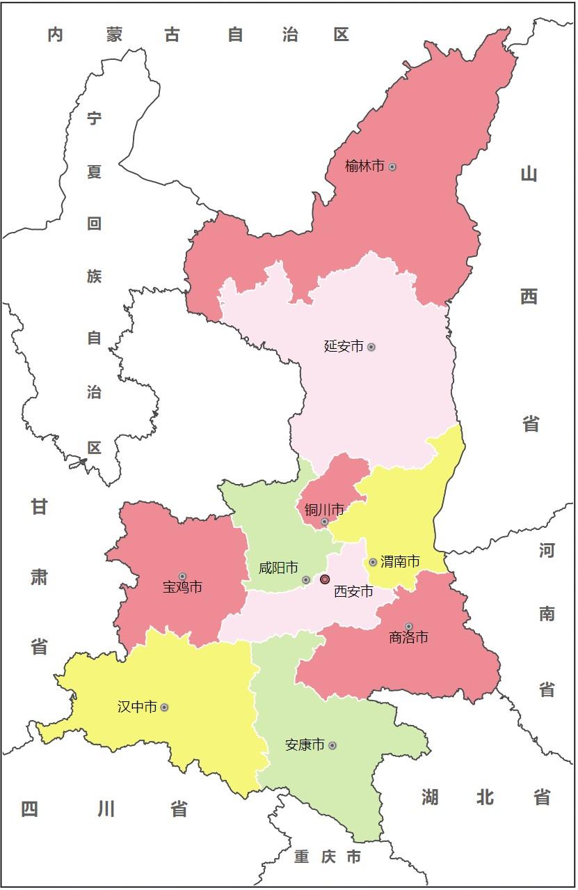 位于中国内陆腹地的陕西和周边八个省份都接壤,是国内邻接省区数量最